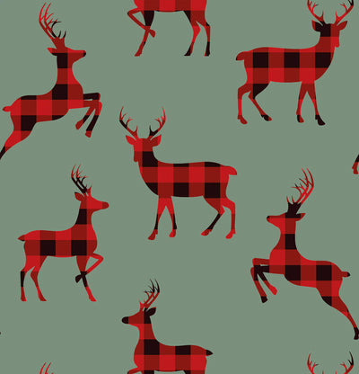 Plaid Reindeer Hocscox